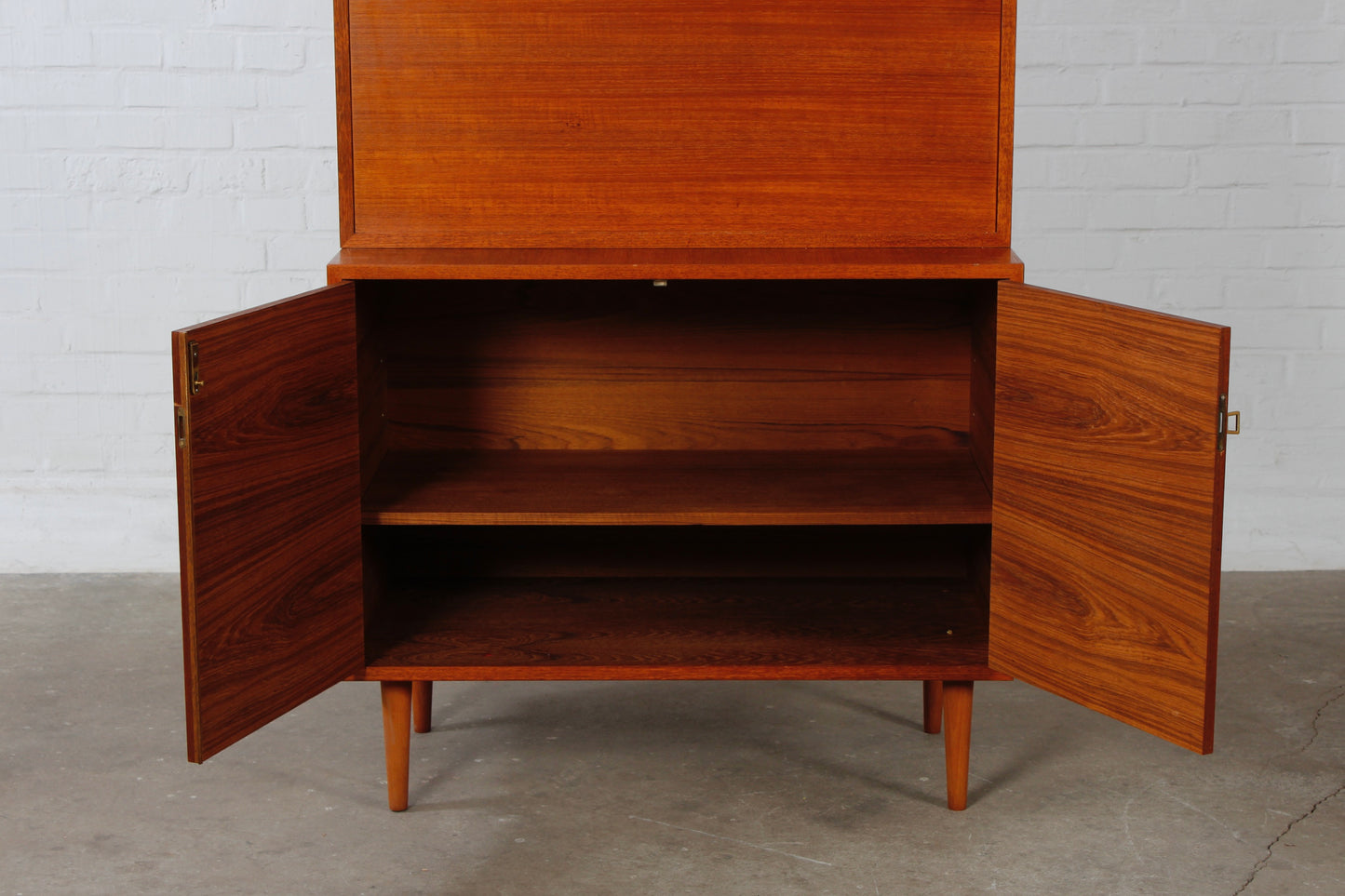 Vintage Teak Sekretär Danish Mid Century Design 60er 70er