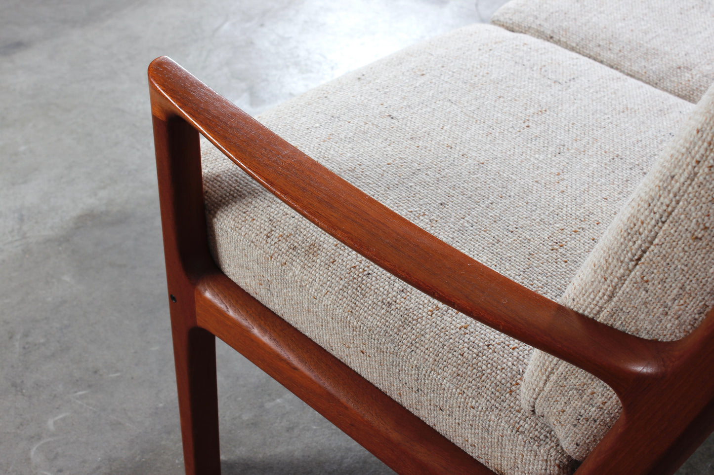 Vintage Teak Sofa Ole Wanscher Danish Design Mid Century