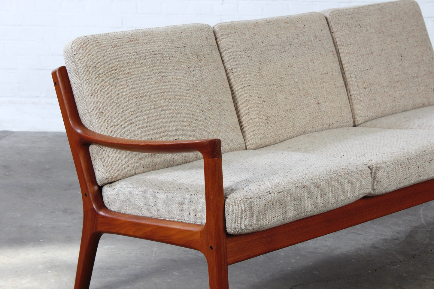 Vintage Teak Sofa Ole Wanscher Danish Design Mid Century