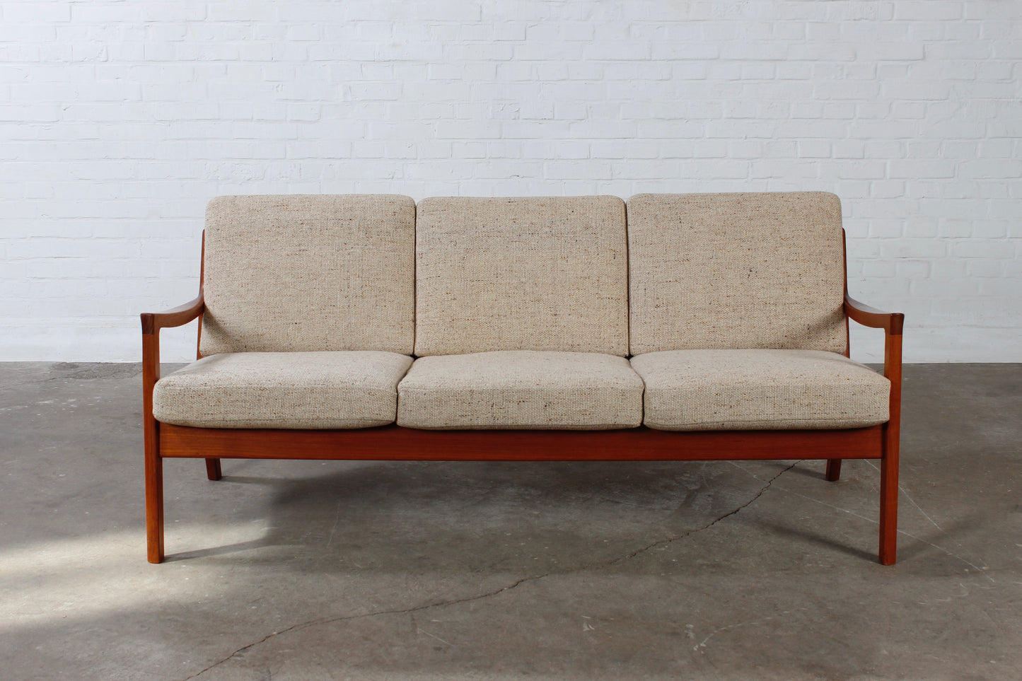 Vintage Teak Sofa Ole Wanscher Danish Design Mid Century