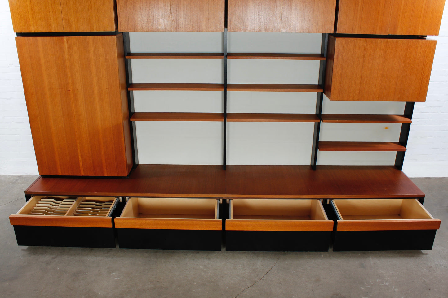 Vintage Teak Behr Schrankwand Mid Century Design 60er 70er