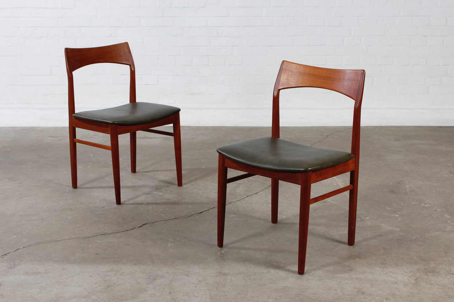 Vintage Teak Stuhl Danish Mid Century Kjærnulf Design 60er