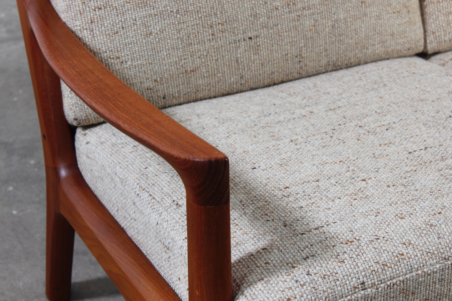 Vintage Teak Sofa Ole Wanscher Danish Design Mid Century