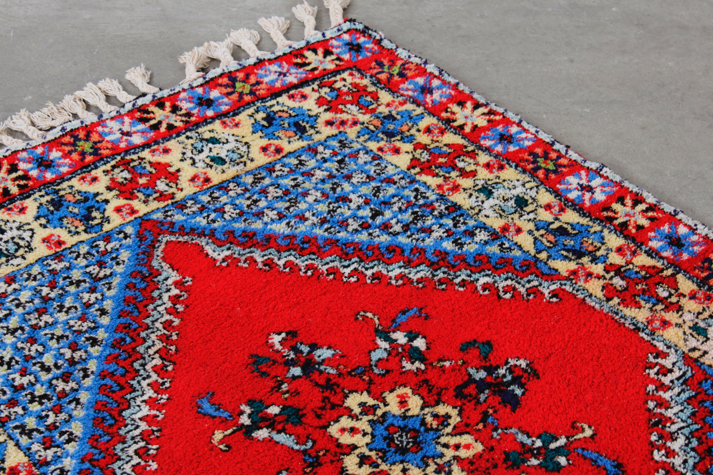 Vintage Berber Teppich Marokko Mid Century Design 60er 70er