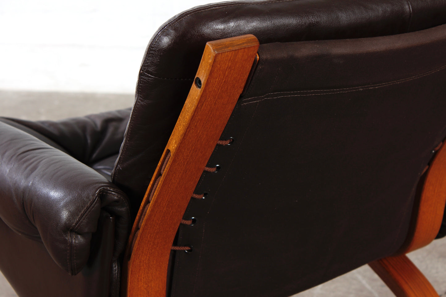 Vintage Teak Kengu Chair Sessel Rybo Rykken 60er Scandi