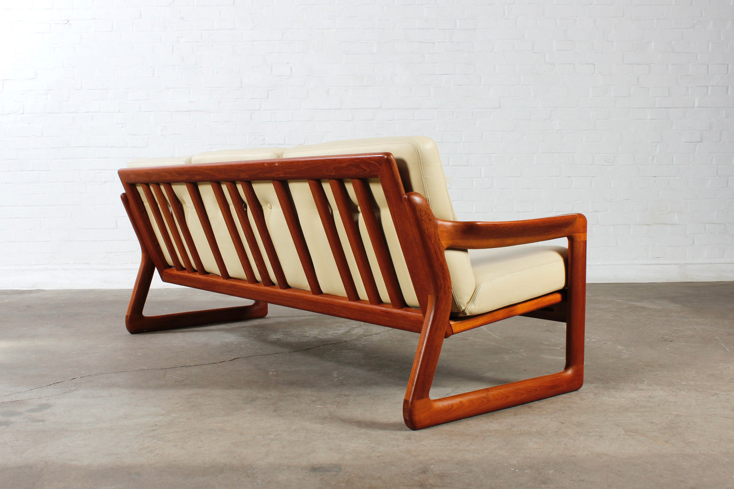 Vintage Teak 3er Sofa Danish Mid Century Design 70er Scandi
