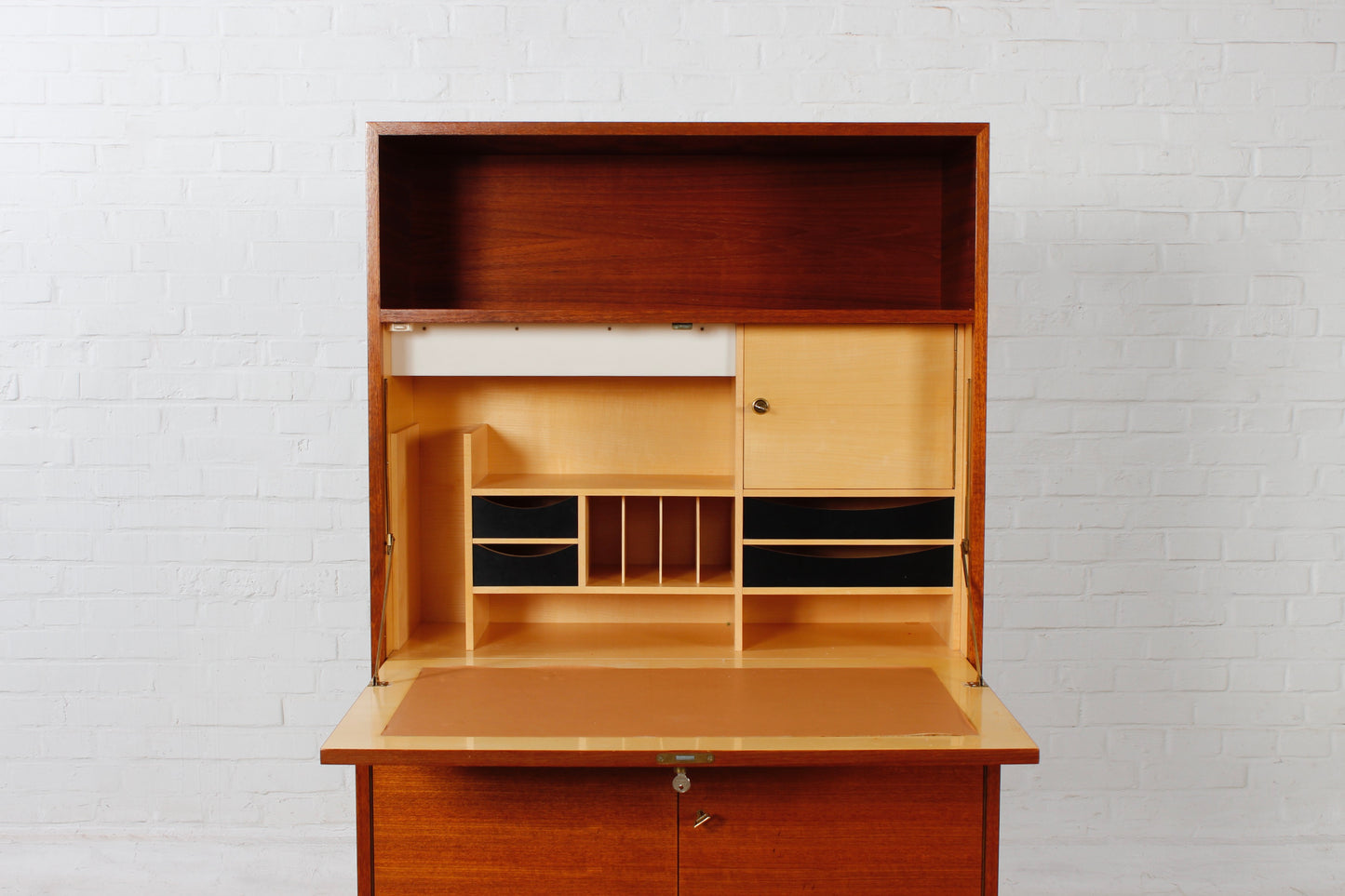 Vintage Teak Sekretär Danish Mid Century Design 60er 70er