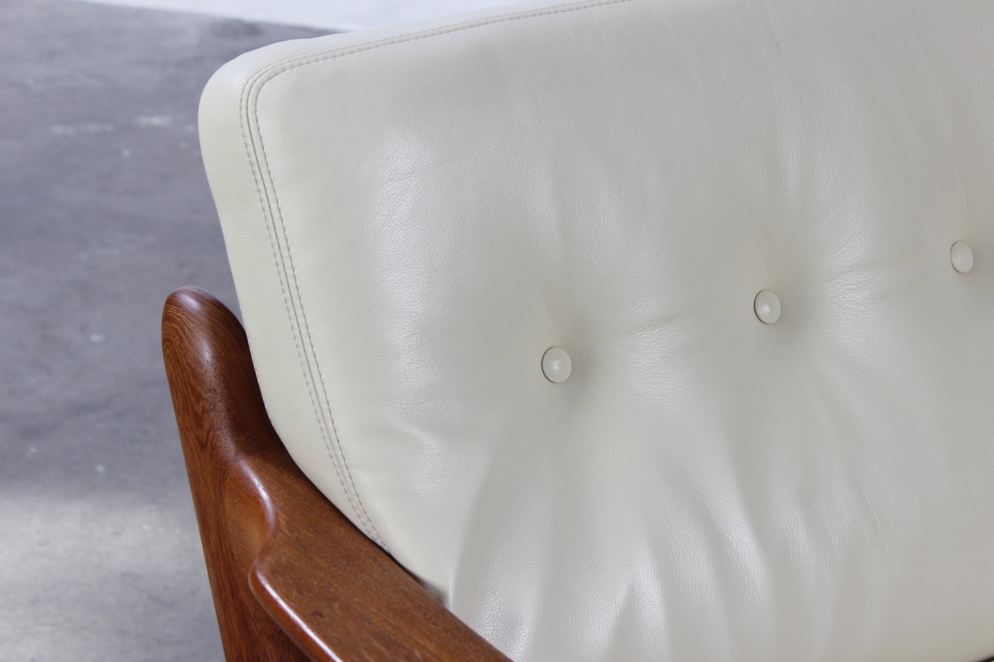 Vintage Teak 3er Sofa Danish Mid Century Design 70er Scandi
