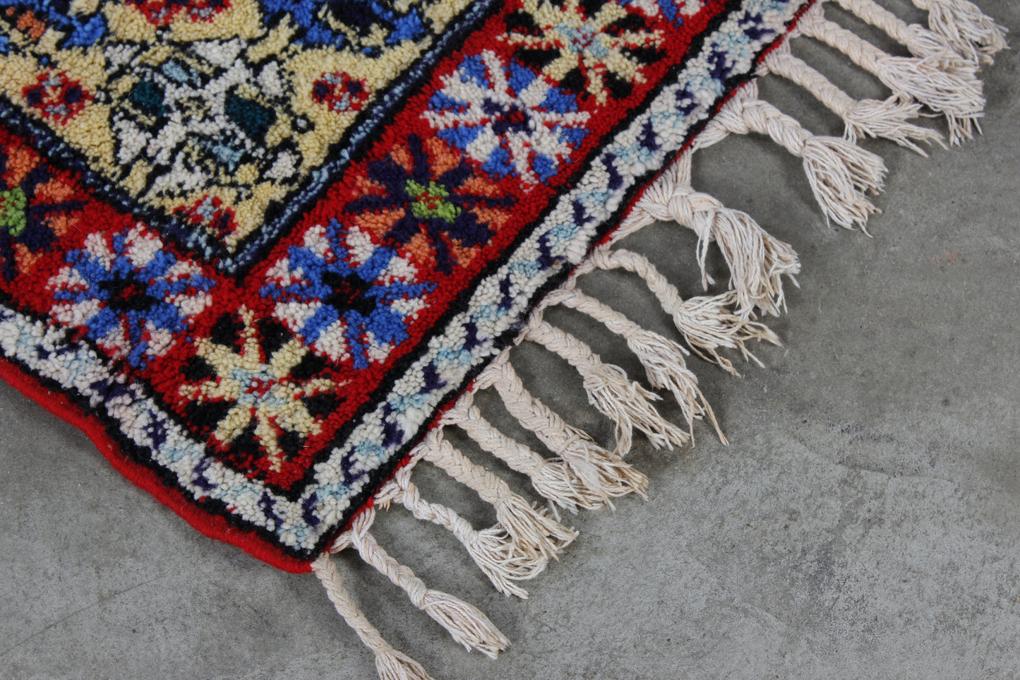 Vintage Berber Teppich Marokko Mid Century Design 60er 70er
