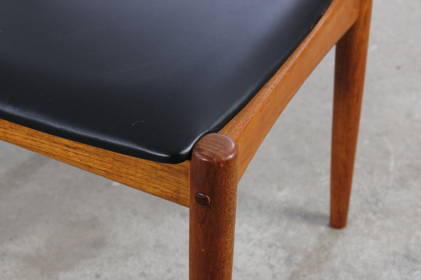 4er Set Teak Esszimmerstühle Johannes Andersen Uldum danish 60er