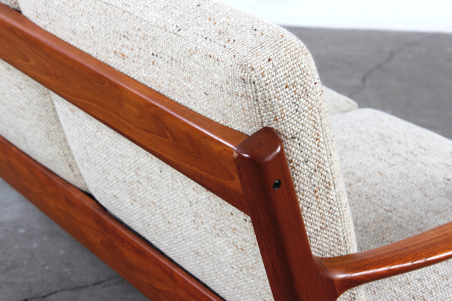 Vintage Teak Sofa Ole Wanscher Danish Design Mid Century