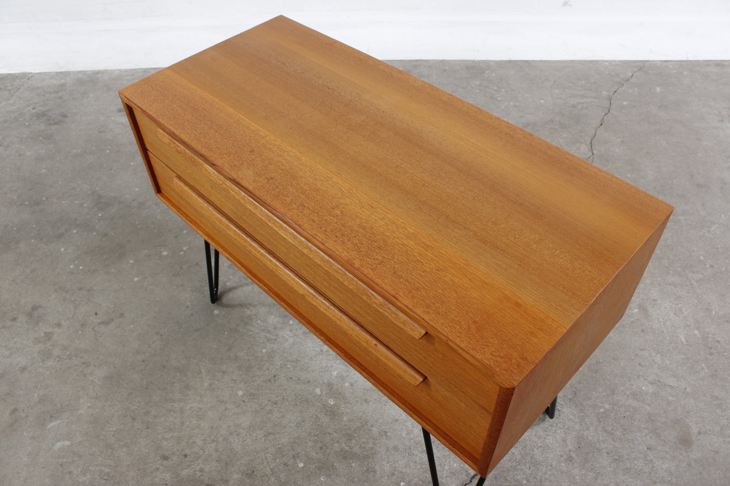 Vintage Teakholz Kommode Sideboard mcm hairpins 60er 70er Jahre