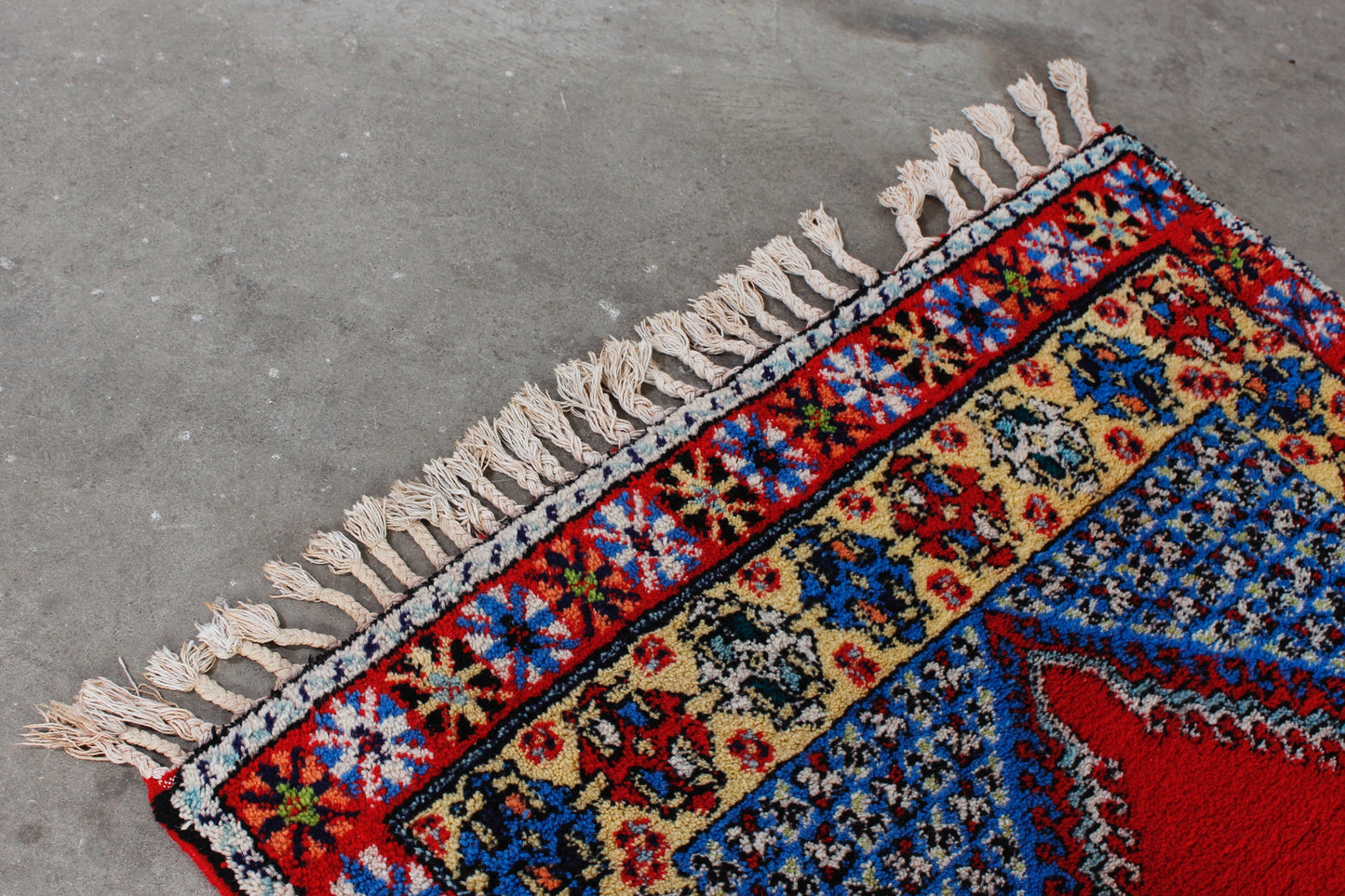 Vintage Berber Teppich Marokko Mid Century Design 60er 70er