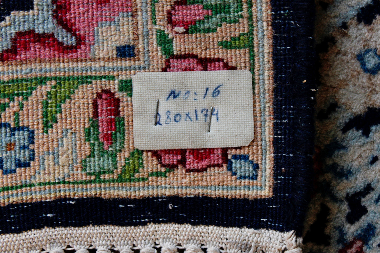 hochwertiger Vintage Teppich 280x180 Orient 60er 70er Jahre