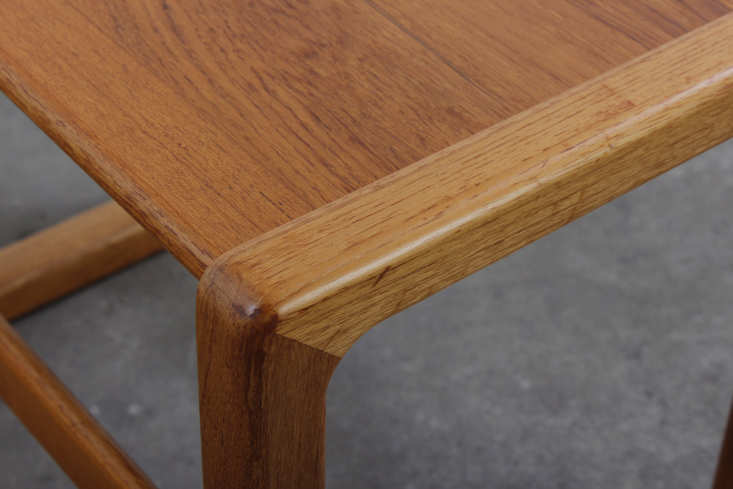 Teakholz Satztische Beistelltische Nesting table danish design