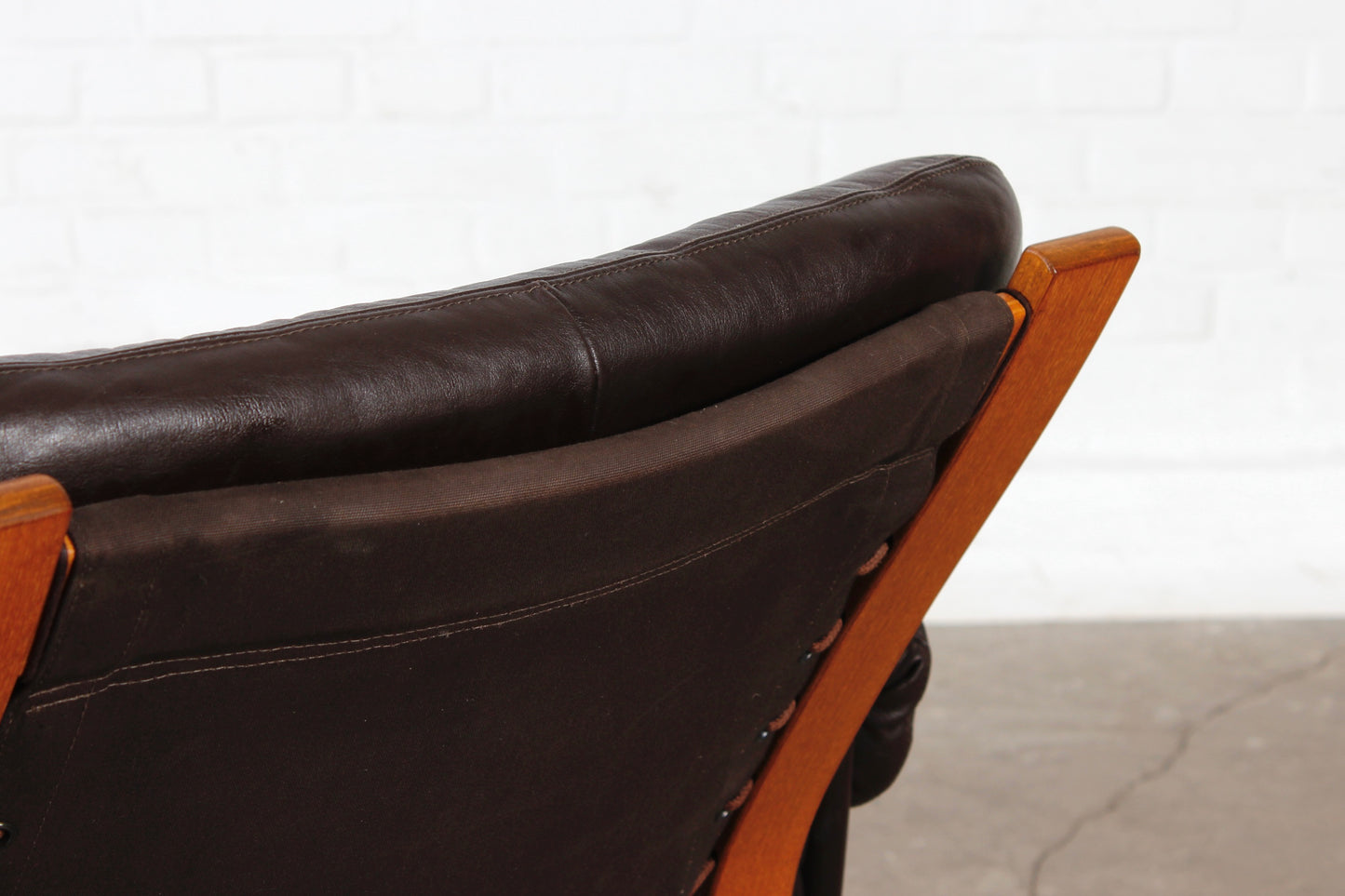 Vintage Teak Kengu Chair Sessel Rybo Rykken 60er Scandi