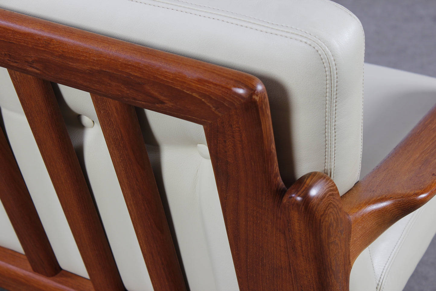 Vintage Teak 3er Sofa Danish Mid Century Design 70er Scandi