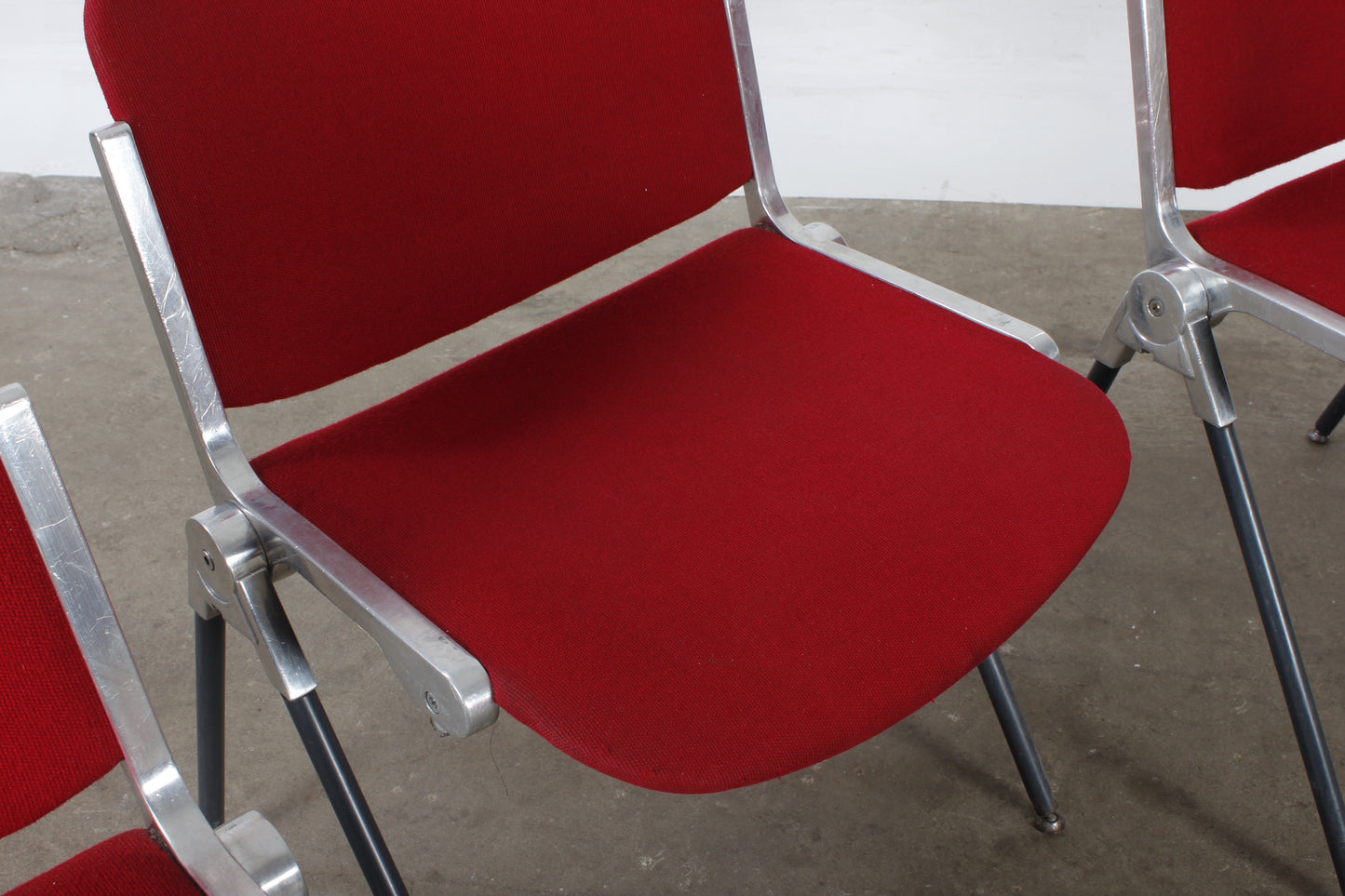 Vintage 4er Set Stühle Italy Mid Century Design 60er 70er