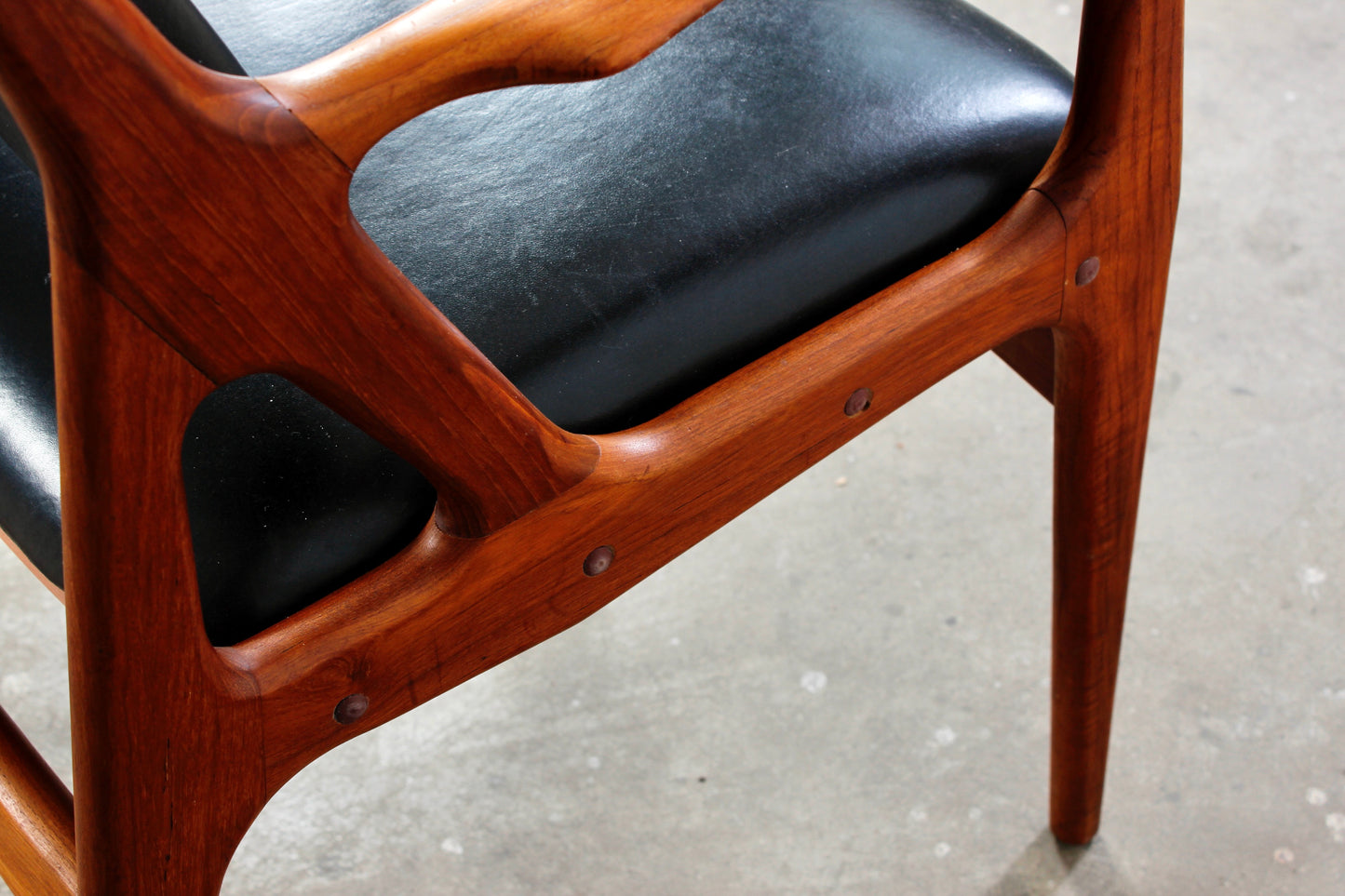 Vintage Teak Stuhl Design Arne Vodder Danish Mid Century