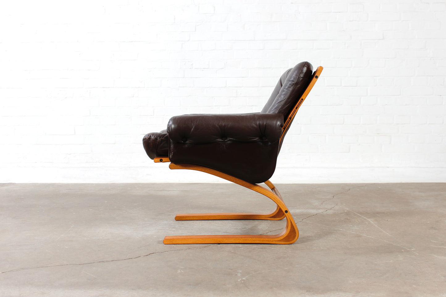 Vintage Teak Kengu Chair Sessel Rybo Rykken 60er Scandi