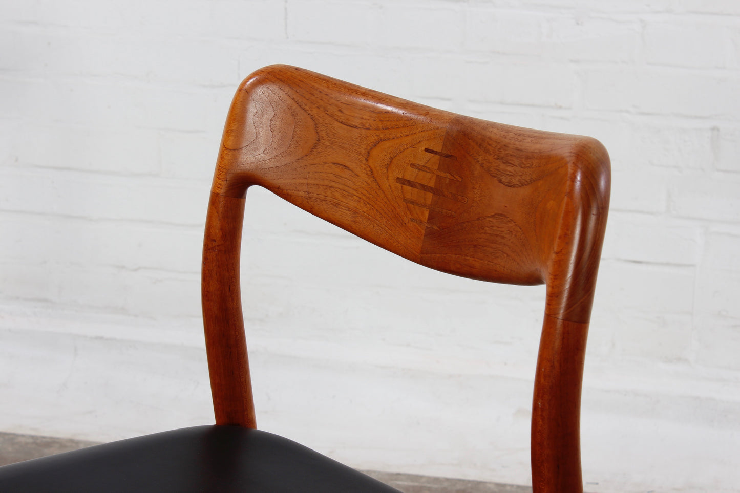 4er Set Teak Esszimmerstühle Johannes Andersen Uldum danish 60er