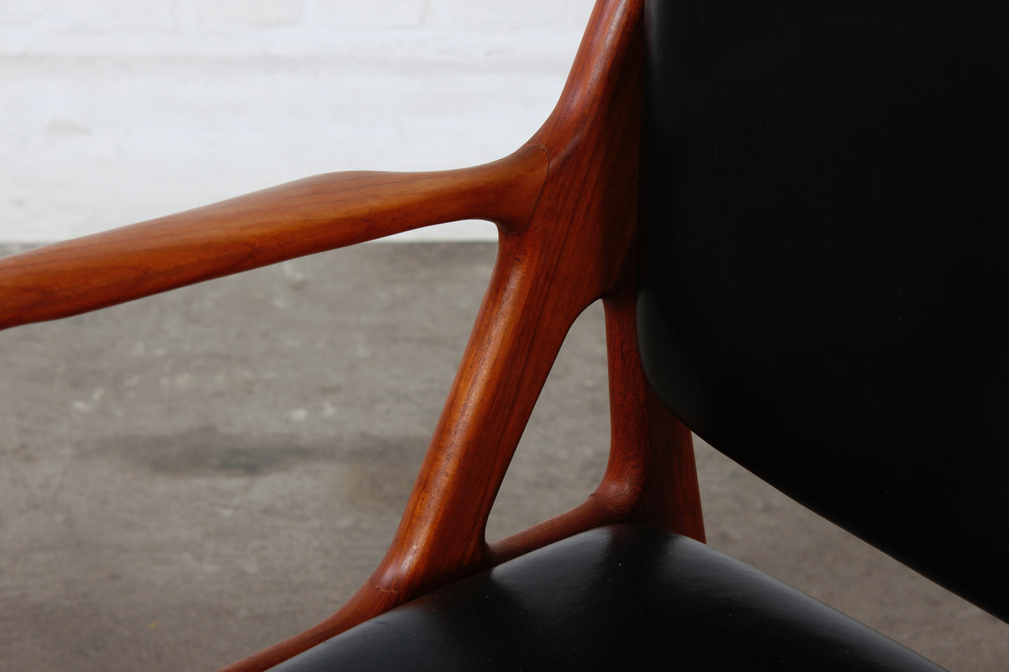 Vintage Teak Stuhl Design Arne Vodder Danish Mid Century