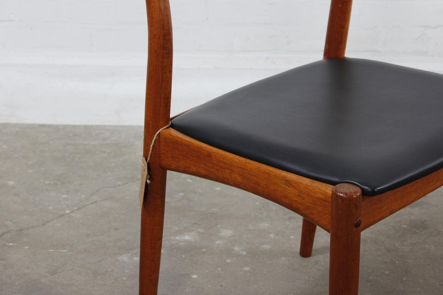 4er Set Teak Esszimmerstühle Johannes Andersen Uldum danish 60er