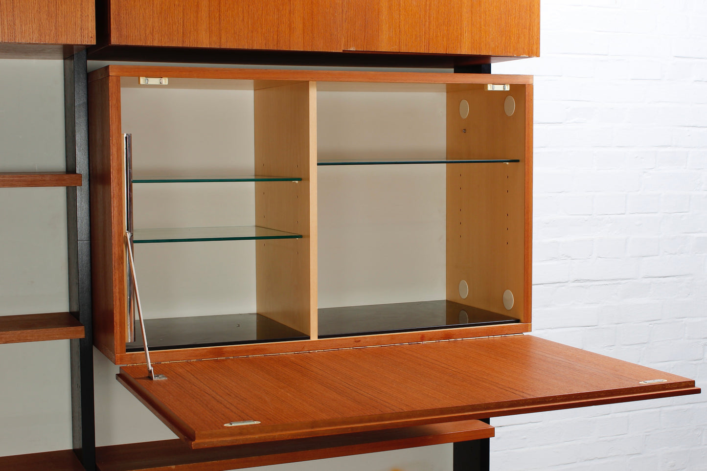 Vintage Teak Behr Schrankwand Mid Century Design 60er 70er