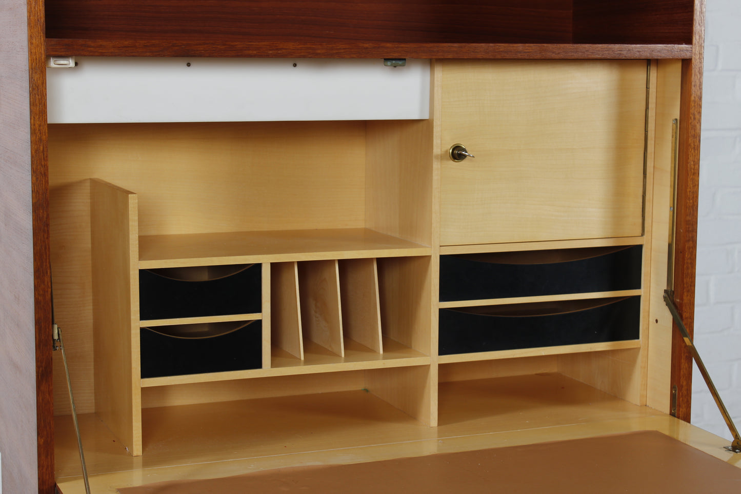Vintage Teak Sekretär Danish Mid Century Design 60er 70er