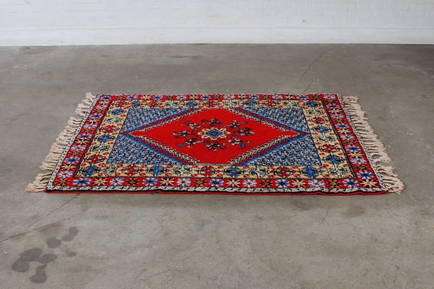 Vintage Berber Teppich Marokko Mid Century Design 60er 70er