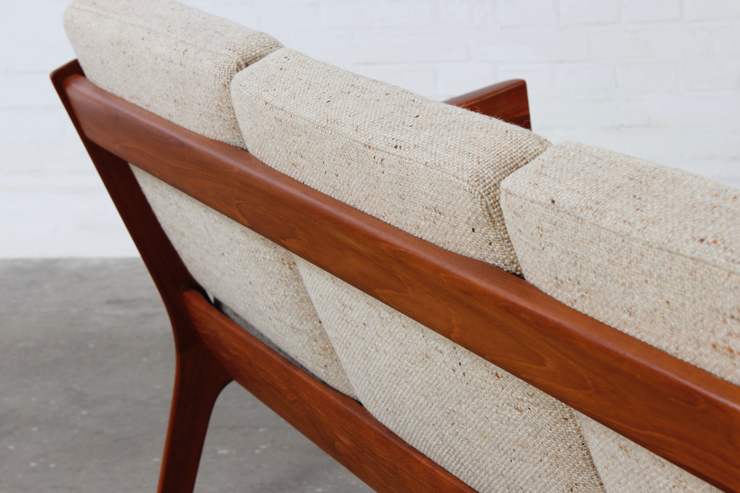 Vintage Teak Sofa Ole Wanscher Danish Design Mid Century