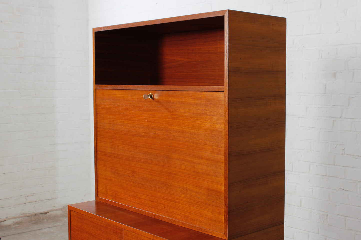 Vintage Teak Sekretär Danish Mid Century Design 60er 70er