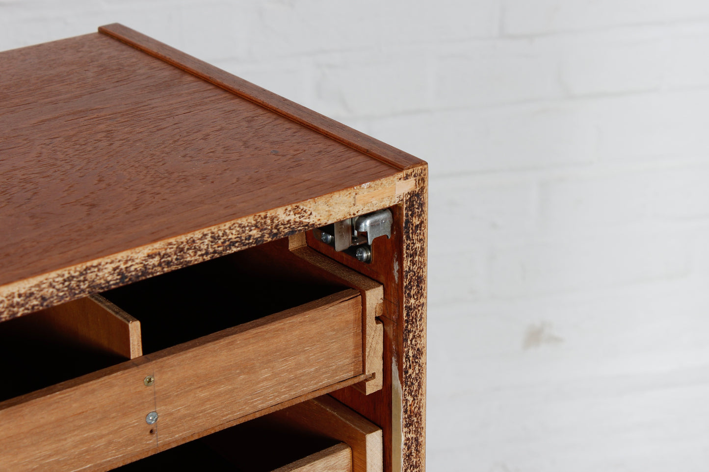 Vintage Teak Wandschrank Kommode Schubladenschrank 60er 70er