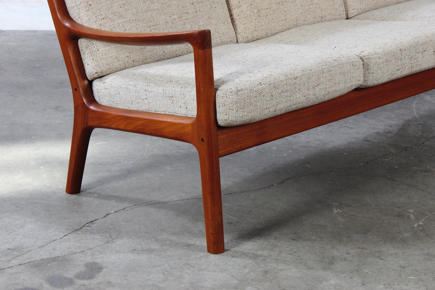 Vintage Teak Sofa Ole Wanscher Danish Design Mid Century