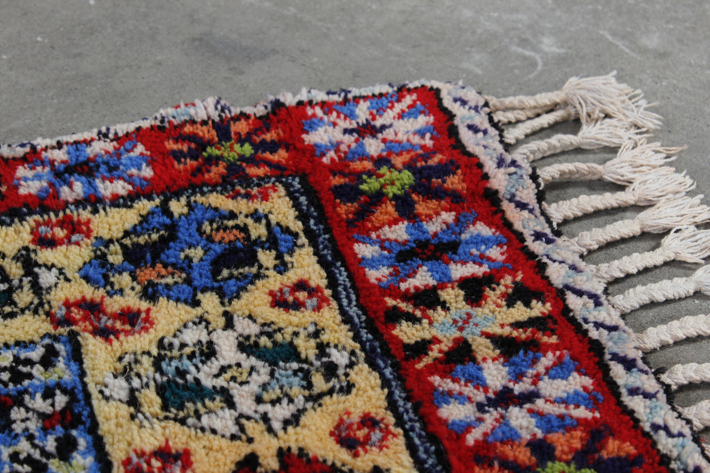 Vintage Berber Teppich Marokko Mid Century Design 60er 70er