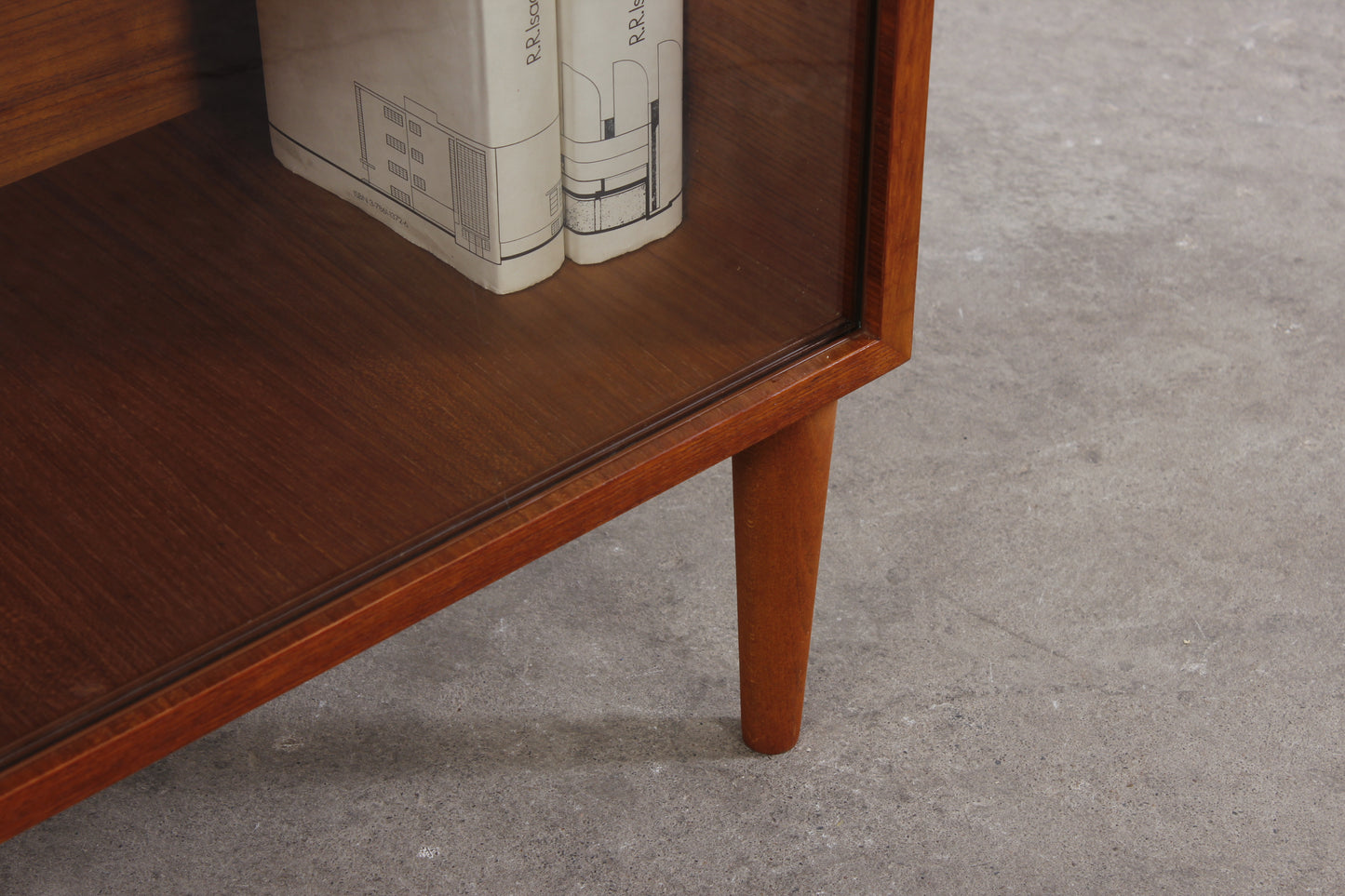 Vintage Teakholz Vitrine