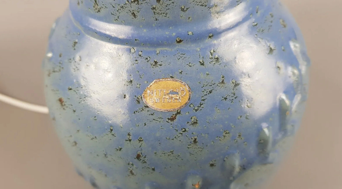 Vintage Keramik Lampe Danish Design Mid Century 50er 60er