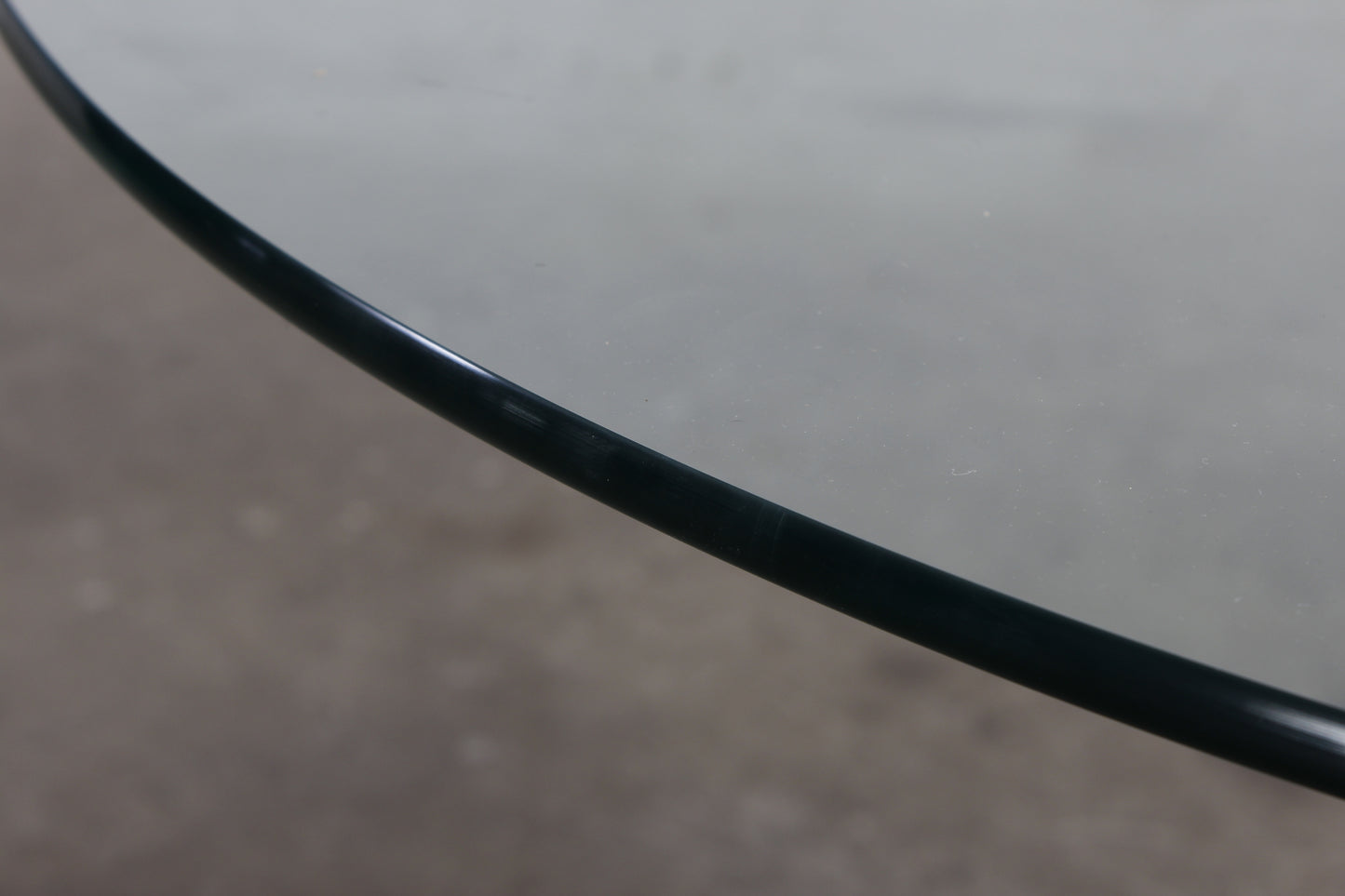 Moderner Esstisch aus Glas von P. Draenert 80er Vintage chrom