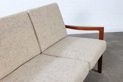 Vintage Teak Sofa Ole Wanscher Danish Design Mid Century