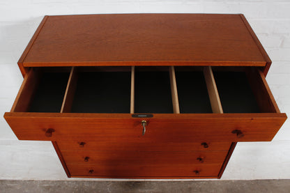 Vintage Teak Wandschrank Kommode Schubladenschrank 60er 70er