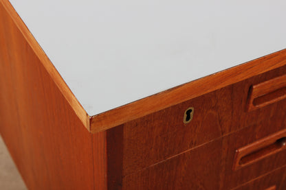 Vintage Teak Schreibtisch Danish Mid Century Design 60er 70er