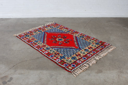 Vintage Berber Teppich Marokko Mid Century Design 60er 70er