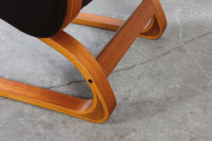 Vintage Teak Kengu Chair Sessel Rybo Rykken 60er Scandi