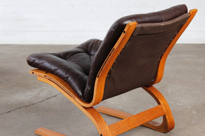 Vintage 2er Set Teak Kengu Chair Sessel Rybo Rykken 60er