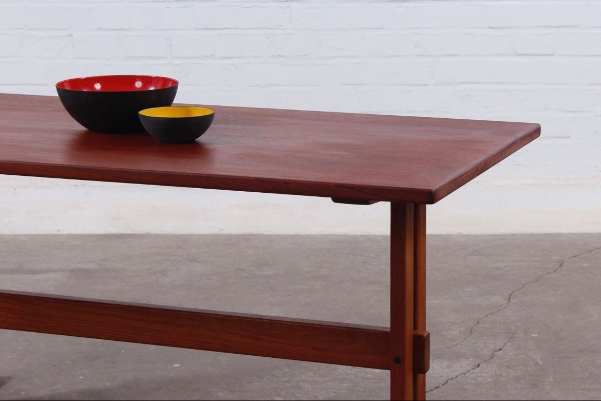 Vintage Teak Coffee Table Danish Mid Century 50er 60er