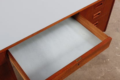 Vintage Teak Schreibtisch Danish Mid Century Design 60er 70er