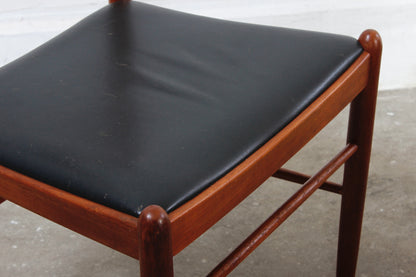 4er Set Teak Stühle von Vestervig Eriksen danish design Vintage