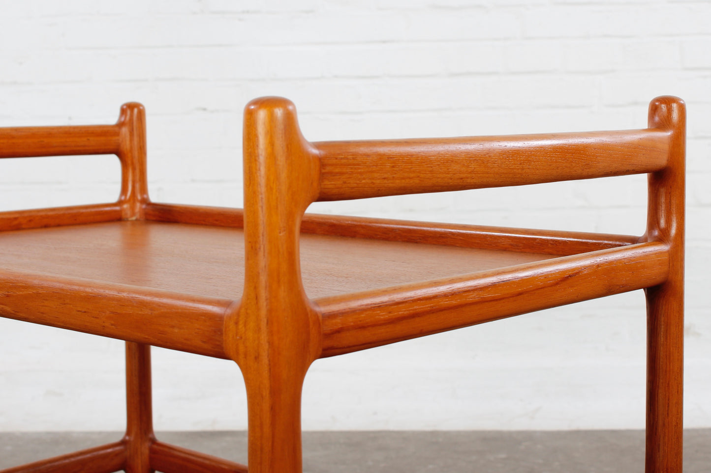 Dänischer Servierwagen aus Teak von Johannes Andersen Trolley