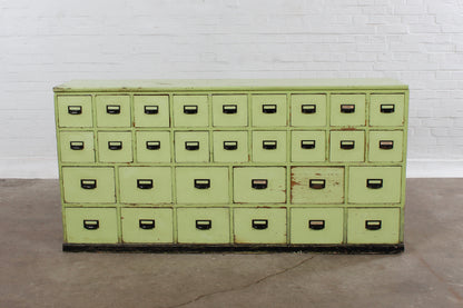 Industrial Vintage Schubladenschrank Apothekerschrank Kommode