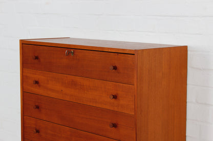 Vintage Teak Wandschrank Kommode Schubladenschrank 60er 70er